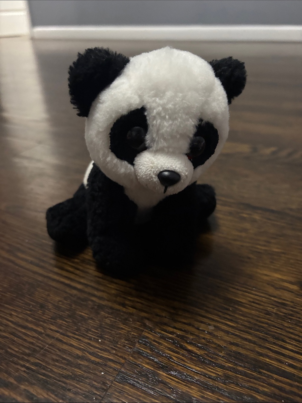 Ty Black & White Panda Beanie Baby Plush